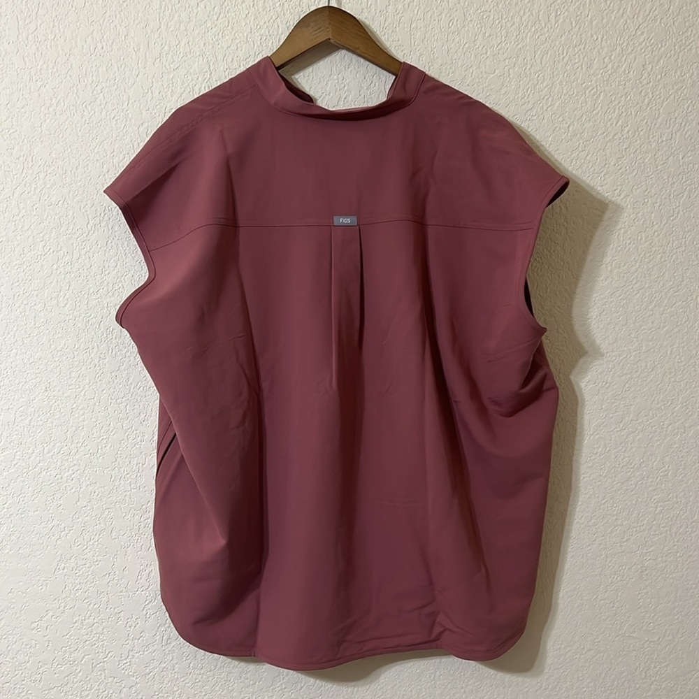 Figs | Rafaela Scrub Top in Mauve Women’s 2XL NEW - Picture 5 of 7